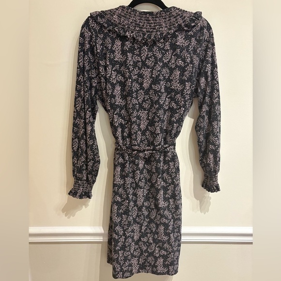 Boden Smocked Jersey Dress - Milkshake Leafy Spring - Size 16/18 Long - Picture 6 of 7